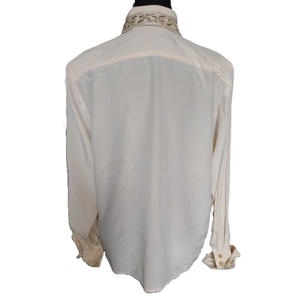 Jerri Sherman Collection Women's Size 6 100% Silk Blouse - Vintage - Picture 2 of 8